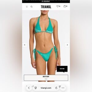 Triangl Dara Velvet Bikini